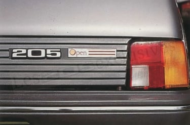 peugeot 205 Open