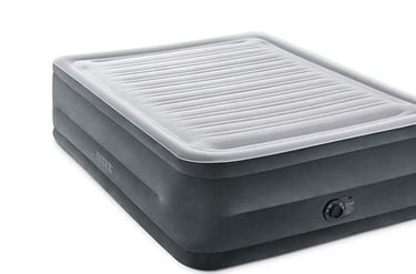 a mattress with a mattress and a pillow