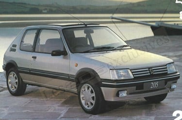 Brochure Peugeot 205 STDT