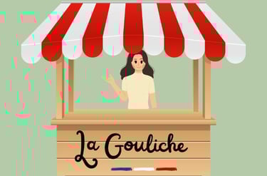 étal de marché La Gouliche