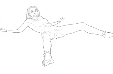 spread eagle position
