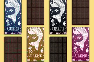Sirene chocolate bars