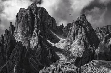 Vision assez sombre du Cima Cadin