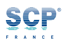 Logo de l'entreprise SCP, partenaire d'Aquaref Piscine