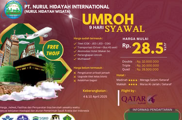 paket umroh syawal 2025