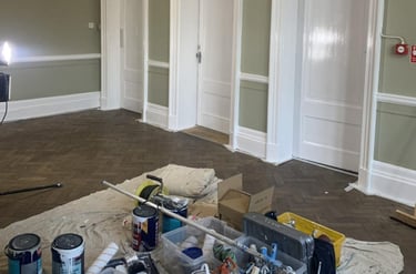 Interior painting and decorating project completed by PBP Services