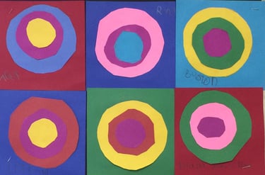 Kandinsky inspired circles