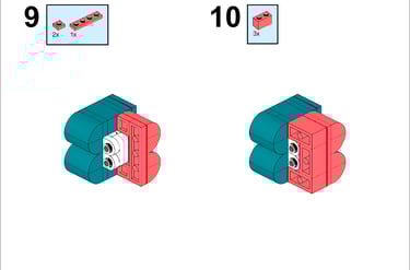 Branfbricks logo model instructions