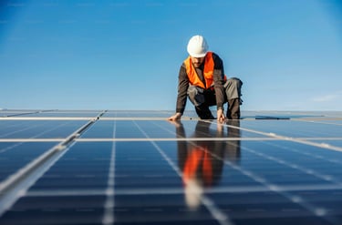 Solar panel installation services for sustainable energy solutions.