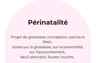 Public Kinésiologie - périnatalité