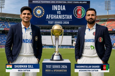 India vs Afghanistan 2026, Team India Test match, India vs Afghanistan live