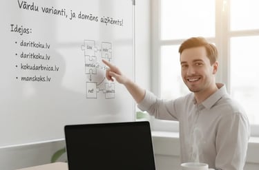 Rīcības stratēģijas, ja vēlamais domēns ir aizņemts