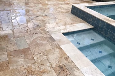 travertine patio sealing services broward county florida