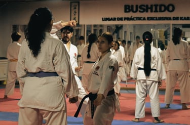 Clase de karate Shotokan