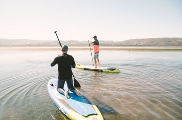 paddling in Knysna fitness retreat