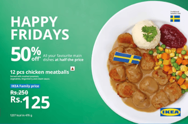 Ikea India Menu