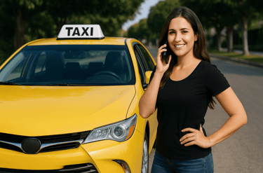 contact yellow cab taxi service in Orange County
