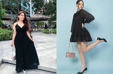 Elegant Black Valentine Dress for Valentine’s Day