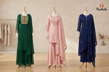 Modern Palazzo Suit for Eid