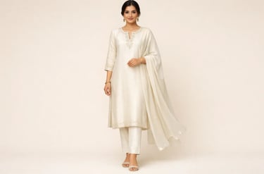elegant kurta with dupatta