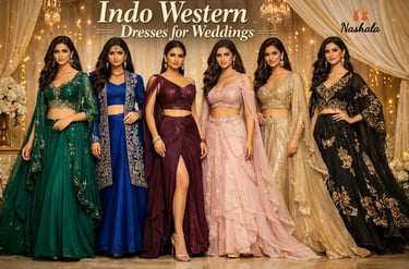 indo western dresses for wedding