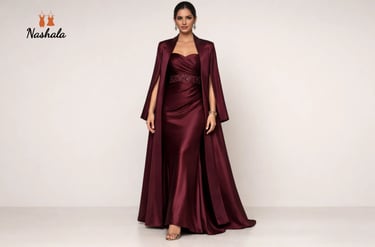 jacket style designer gowns