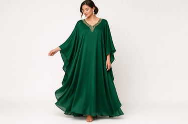 kaftan style dress