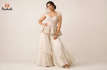 Peplum Style Sharara