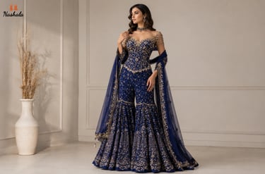 Sharara Cut Lehenga