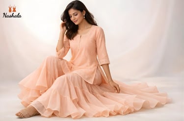 Short Kurti with Sharara