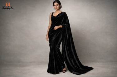 Velvet Sarees for Royal Appeal
