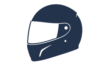 Motorradhelm-stilisiert-dirtblue