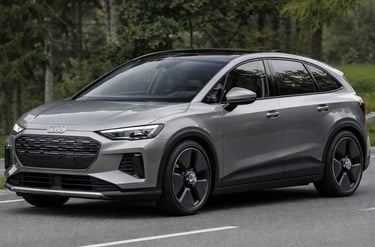 Projeção realista do novo Audi A2 elétrico 2027 com design moderno