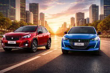 Peugeot 208 e Peugeot 2008 que devem receber o novo motor da Peugeot substituto do PureTech