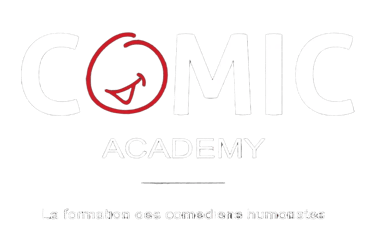 Logo Comic Academy — cours de théâtre comique et stand-up à Paris