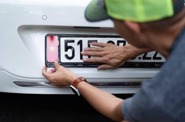 Mẫu biển số xe ôtô chính thức từ 2025