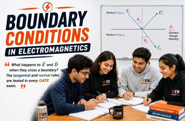 Boundary Conditions in Electromagnetics explained with dielectric interfaces, tangential electric fi