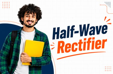 What is Half Wave Rectifier explained with AC to DC conversion, diode circuit and output waveform.