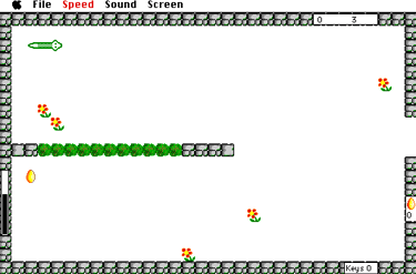 Snakes Alive's starting screen.