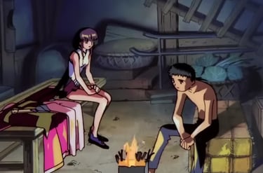 Tenchi Muyo - Ayeka and Tenchi Fireside Chat