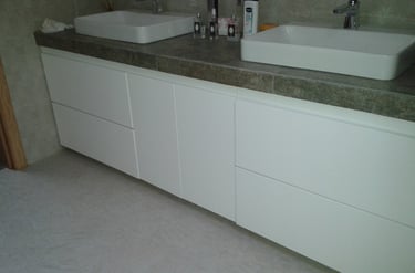 Muebles para lavamanos y almacenamiento