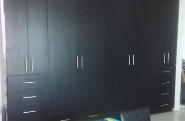 Closet puertas en chapa de madera