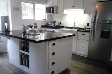 Cocina shaker barnizada blanco mate