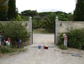 Lisbon - the landscaping was a jungle since nobody lived in the mansion for 20 years