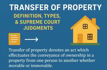 Featured Image on What is Transfer of Property