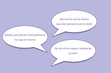 Me siento vacía ahora que esa persona ya no está
