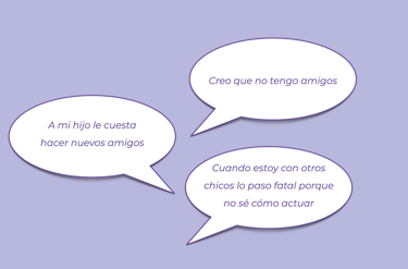 Cuando estoy con otros chicos, lo paso fatal porque no sé cómo actuar