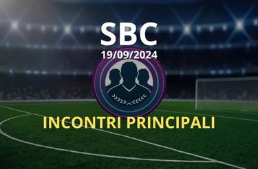 sfondo stadio con scritta SBC INCONTRI PRINCIPALI 19/09/2024
