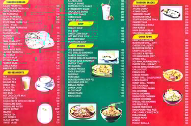 Hotel Kuber Murthal Rara Dhaba Menu 2