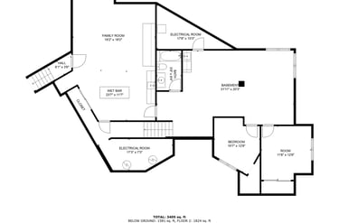 a floor plan of a two bedroom apartment